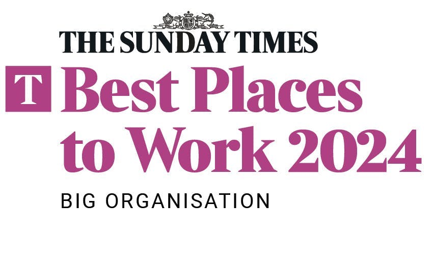 Logo The Sunday Times Best Places to Work 2024